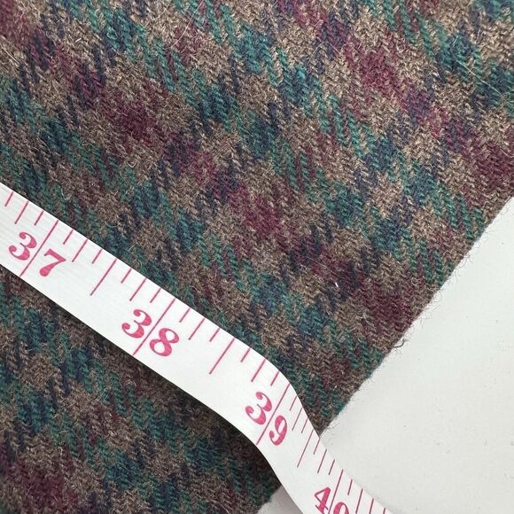 Vintage Sag Harbor Wool Blend Jumper‎ Women’s Size 16 Brown Green Tweed Pockets - Picture 9 of 9